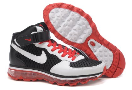 (image for) Nike Air Force 1 Mid Shoes black/white/red