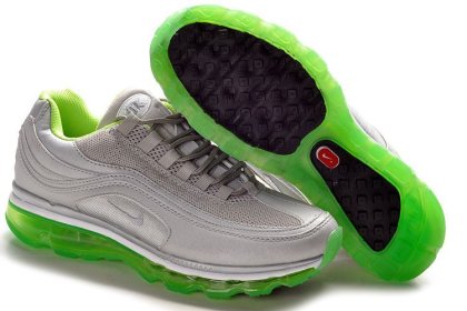 (image for) Nike Air Max 24-7 Sneakers gray/lawngreen