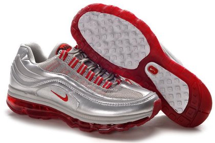 (image for) Nike Air Max 24-7 Sneakers silvery white/red