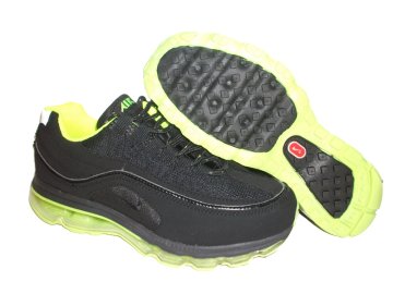 (image for) Nike Air Max 24-7 Sneakers black/lawngreen