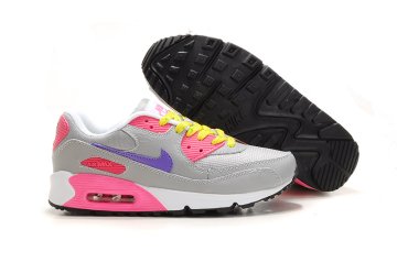 (image for) Womens Air Max 90 white/gray/deeppink
