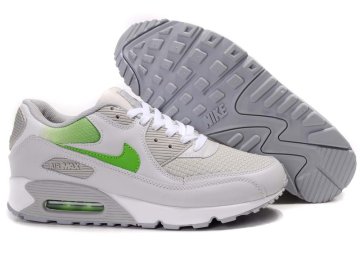 (image for) Womens Air Max 90 white/gray/green