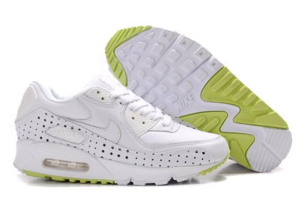 (image for) Womens Air Max 90 white/yellowgreen