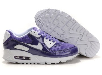 (image for) Womens Air Max 90 white/blueviolet