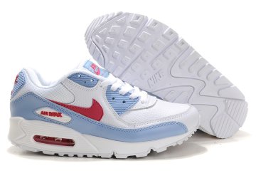 (image for) Womens Air Max 90 white/red/dodgerblue