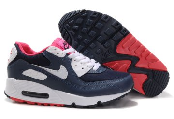 (image for) Womens Air Max 90 white/Navy/red