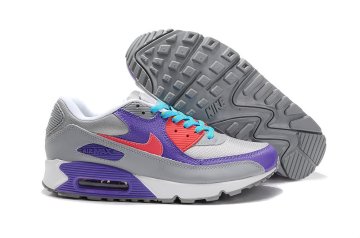 (image for) Womens Air Max 90 white/gray/blueviolet