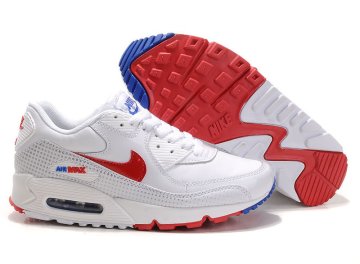 (image for) Womens Air Max 90 white/red/blue