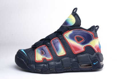 (image for) Nike Air More Uptempo QS black/red/deepskyblue