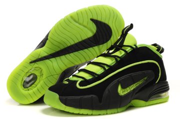 (image for) Nike Air Penny 1 Shoes black/lawngreen