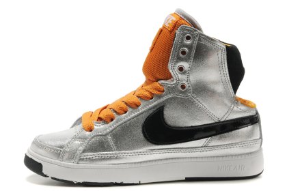 (image for) Nike Air Troupe Mid Shoes orang/black/silvery white