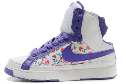 (image for) Nike Air Troupe Mid Shoes white/blueviolet/camo
