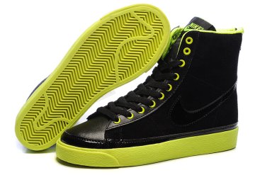 (image for) Nike SB Blazer Aqua Shoes black/lawngreen