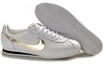(image for) Nike Classic Cortez Shoes black/white/golden