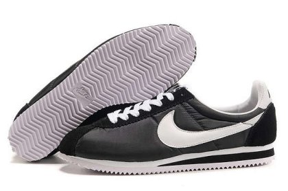 (image for) Nike Classic Cortez Shoes black/white IV