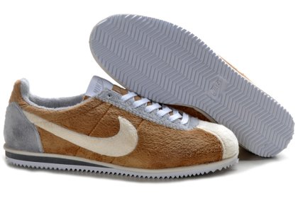 (image for) Nike Classic Cortez Shoes gray/brown/white
