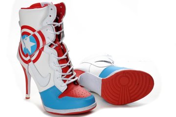 (image for) Nike Dunk High Heels red/white/dodgerblue