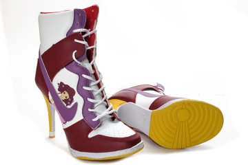 (image for) Nike Dunk High Heels brown/blueviolet/gold