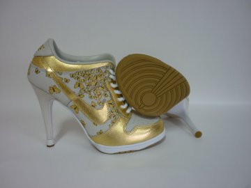 (image for) Nike Dunk SB Low Women's Heels white/gold
