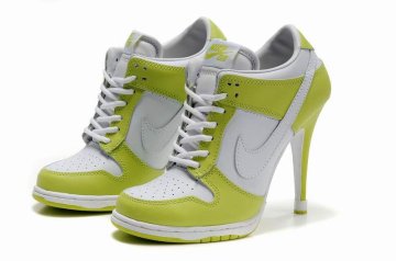 (image for) Nike Dunk SB Low Women's Heels white/yellowgreen