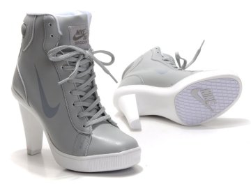 (image for) Nike Swoosh High Heels white/gray