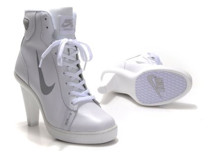 (image for) Nike Swoosh High Heels white/gray II