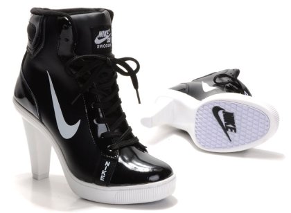 (image for) Nike Swoosh High Heels white/black
