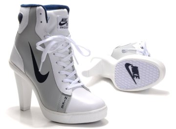 (image for) Nike Swoosh High Heels white/gray/blue