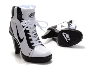 (image for) Nike Swoosh High Heels white/black II