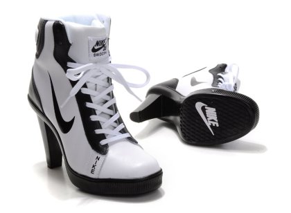 (image for) Nike Swoosh High Heels white/black II