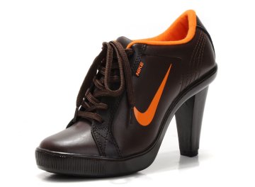 (image for) Women's Nike Dunk Low Heels black/orangered