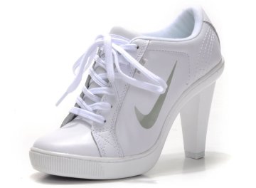 (image for) Women's Nike Dunk Low Heels white/gray