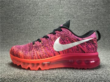 (image for) Nike Flyknit Air Max Black/White/Deeppink