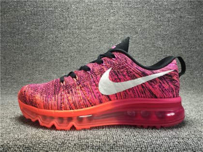 (image for) Nike Flyknit Air Max Black/White/Deeppink