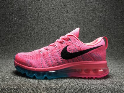 (image for) Nike Flyknit Air Max Black/Carnation Pink/Slate Blue