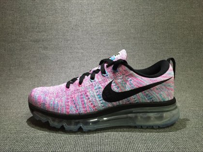 (image for) Nike Flyknit Air Max White/Chlorine Blue/Pink Blast/Black