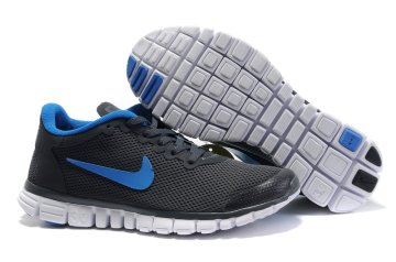 (image for) Nike Free 3.0 V2 Shoes white/black/blue