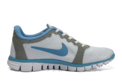 (image for) Nike Free 3.0 V2 Shoes white/gray/dodgerblue