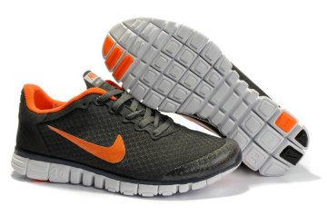 (image for) Nike Free 3.0 V2 Shoes white/orangered/darkolivegreen