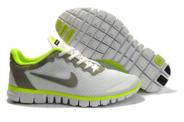 (image for) Nike Free 3.0 V2 Shoes white/lawngreen/darkolivegreen