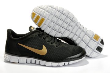 (image for) Nike Free 3.0 V2 Shoes white/black/gold