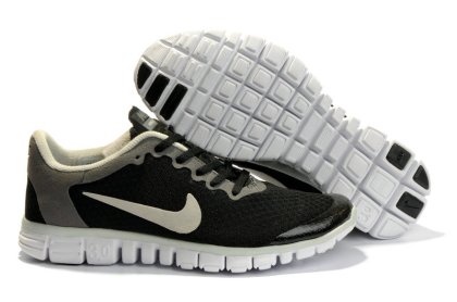 (image for) Nike Free 3.0 V2 Shoes white/black/gray II