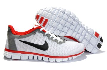(image for) Nike Free 3.0 V2 Shoes white/black/red III