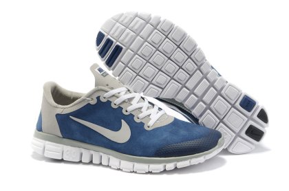 (image for) Nike Free 3.0 V2 Shoes white/gray/Navy