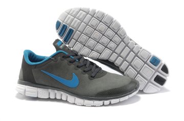 (image for) Nike Free 3.0 V2 Shoes white/gray/dodgerblue II