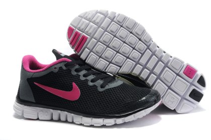 (image for) Nike Free 3.0 V2 Womens white/black/deeppink