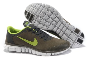 (image for) Nike Free 3.0 V2 Shoes white/darkolivegreen/lawngreen