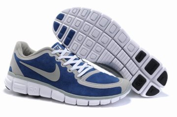 (image for) Nike Free 5.0 white/gray/blue