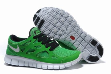(image for) Free Run 2 Shoes white/black/green