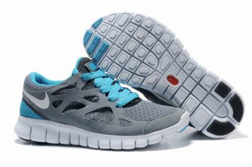 (image for) Free Run 2 Shoes white/gray/deepskyblue